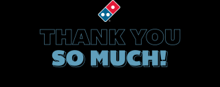 On behalf of the management and our team members of Domino’s Denmark, we thank you from the bottom of our hearts.