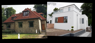 En ikke uvæsentlig sidegevinst ved facadeisolering er, at man får en facade som får huset til at fremstå nybygget.