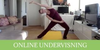 Jeg tilbyder onlineklasser hver tirsdag (yoga) og torsdag (PilatesFusion)