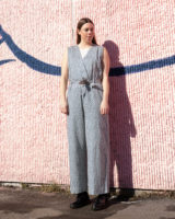 Thinking mu - Thinking mu Winona Jumpsuit blue spots